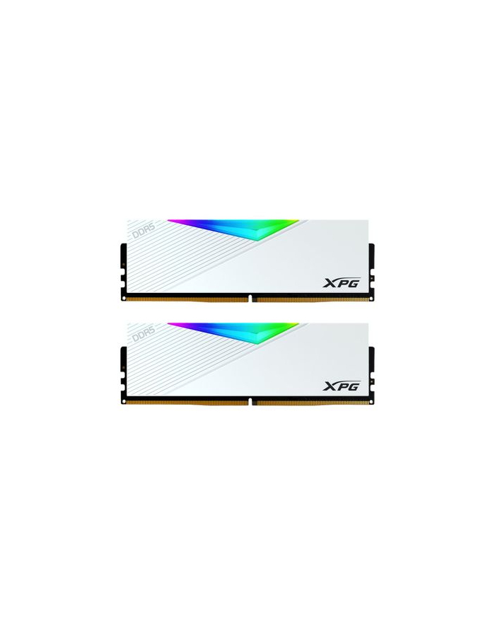 ADATA DDR5 32GB - 6000 - CL - 40 - Dual-Kit - DIMM - AX5U6000C4016G-DCLARWH - XPG LANCER RGB - Kolor: BIAŁY