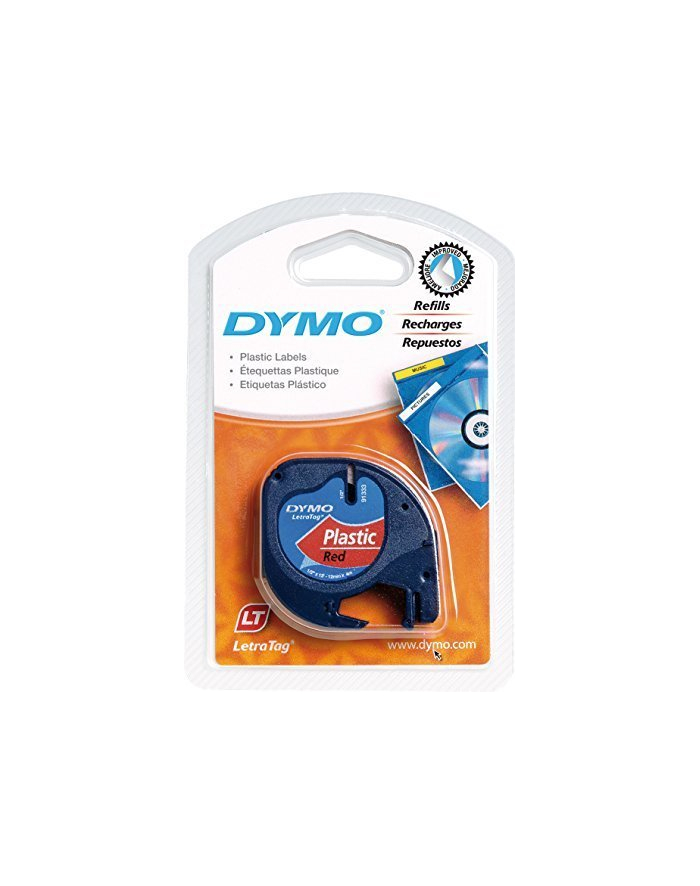 Dymo LT-Band black / red 12mmx4m S0721680