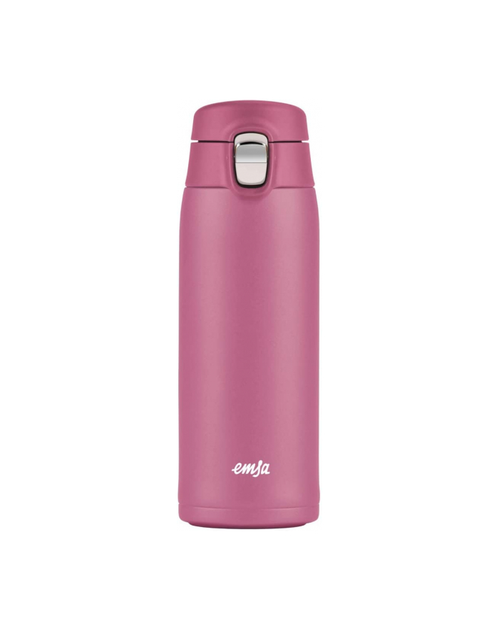 Emsa TRAVEL MUG light thermal mug 0.4 liters pink, flip lid
