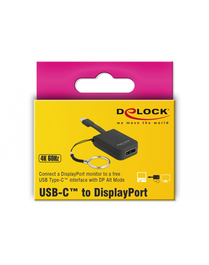 Delock USB C> DP 4K 60Hz Keypad (63940)