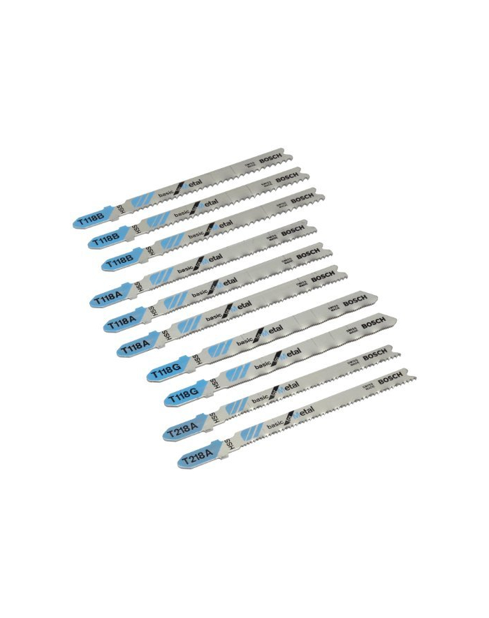 Bosch Professional 10PC X-PRO LINE JSB SET BASIC FOR METAL 2607010631