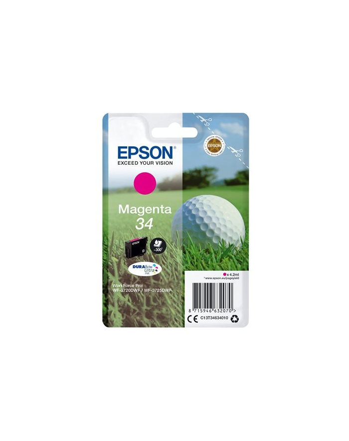 EPSON 34 Ink Magenta 4,2ml Blister C13T34634020