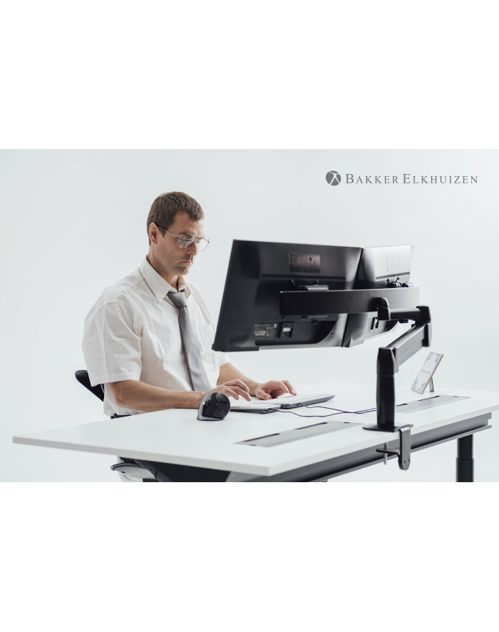 BakkerElkhuizen BNEU955NUM UltraBoard 955 Numeric klawiatura numeryczna PC USB Srebrny, Biały