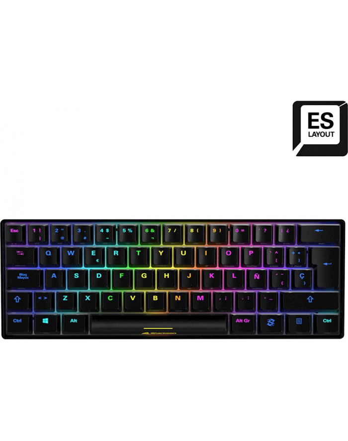 ES layout - Sharkoon SKILLER SGK50 S4, gaming keyboard Kolor: CZARNY, Kailh Red