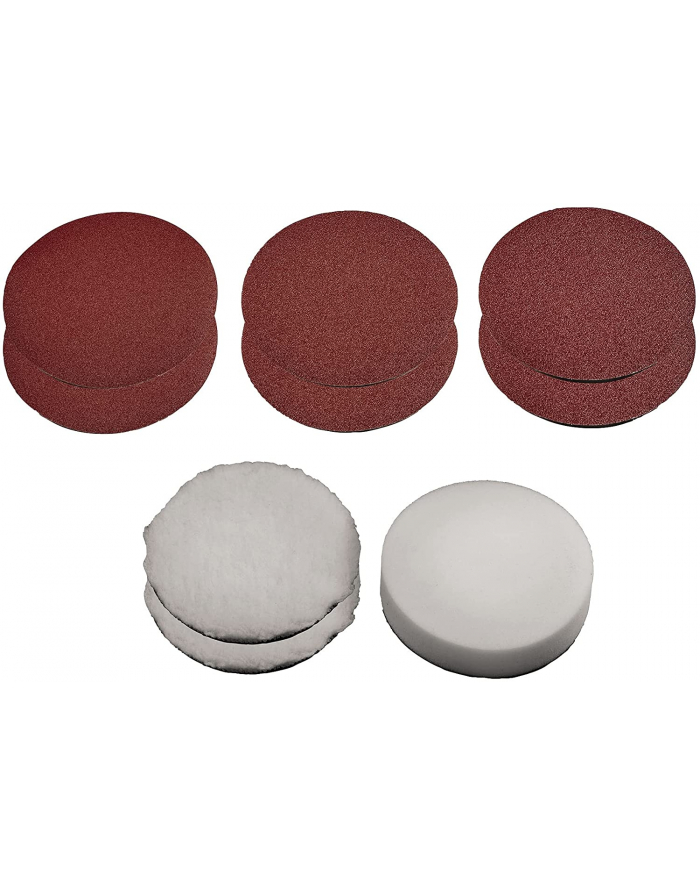 Einhell polishing hood / grinding wheel set, for CC-PO 1100/150 E, grinding / polishing agent 150mm, 9 pieces