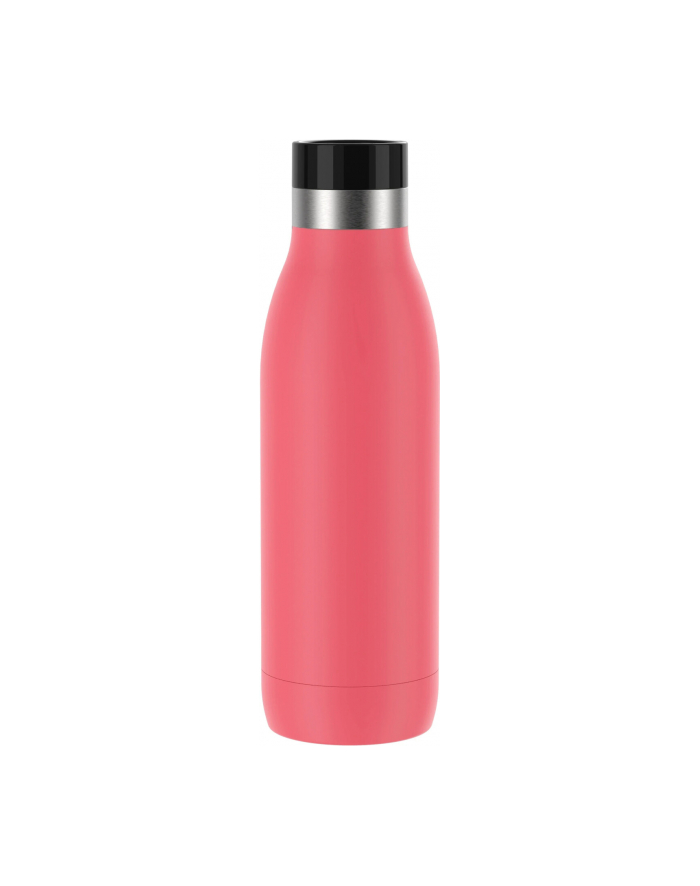 Emsa Bludrop Color insulated drinking bottle 0.5 liter, thermos bottle coral, stainless steel