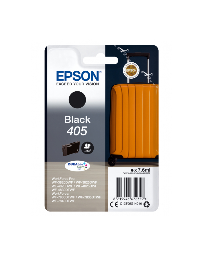 EPSON Singlepack Black 405 DURABrite Ultra Ink
