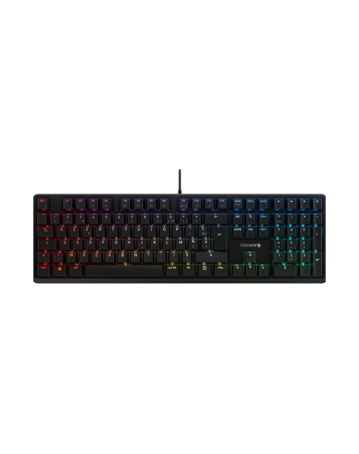 Cherry G80-3838LWBFR-2 G80-3000N RGB klawiatura USB AZERTY Francuski Czarny