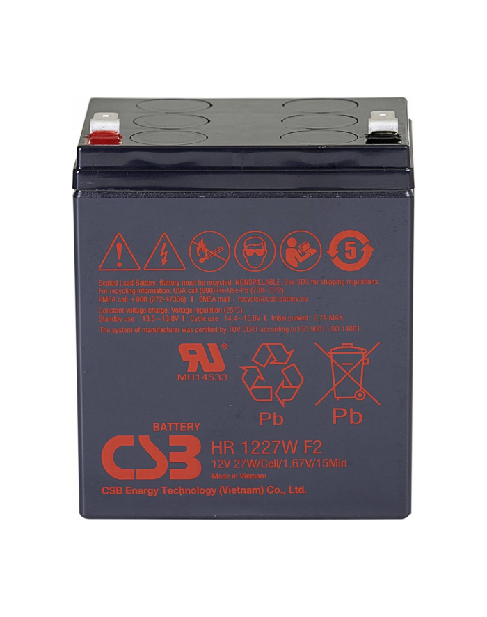 csb Akumulator HR1227WF2 27W@15min 6.5Ah 3-5lat
