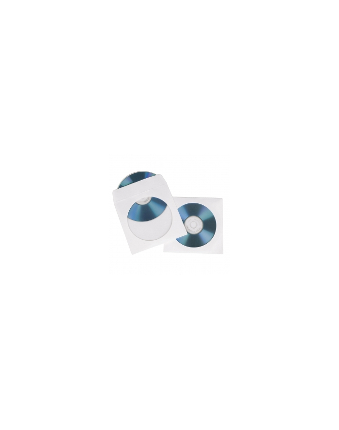Hama 1x50 CD/DVD Paper Sleeves white 62671 - 62671