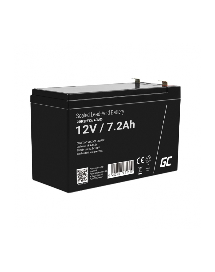 green cell Akumulator żelowy 12V 7.2Ah