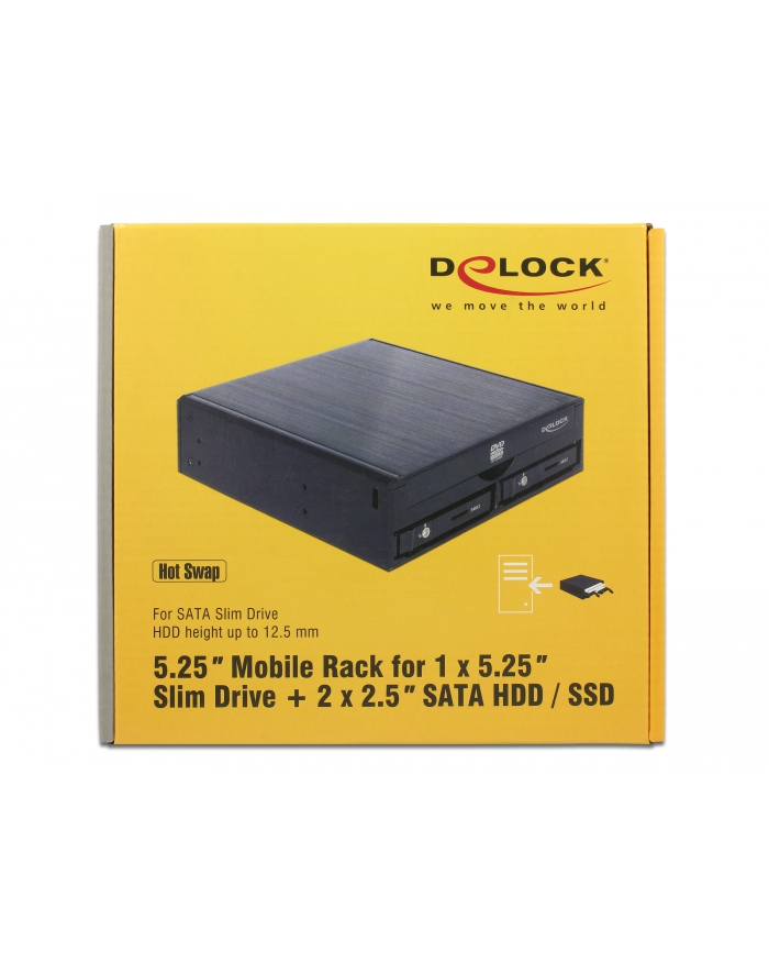 Delock Caddies 5.25 Slim drive SATA HDD/SSD (47230)