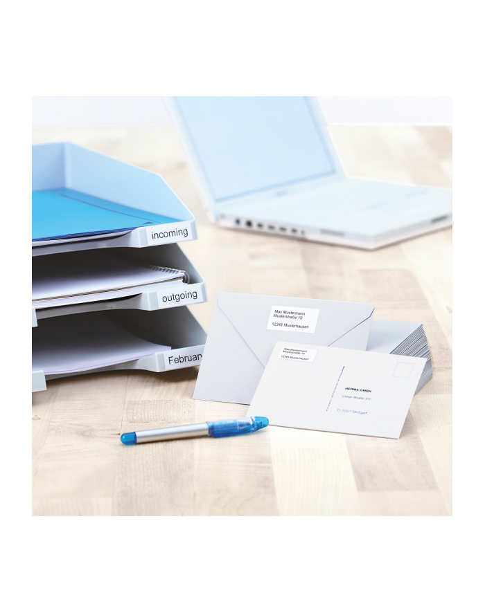 Herma Etykiety Premium 8643 A4 białe 48,3 x 33,8mm papier matowy 320szt. 8643