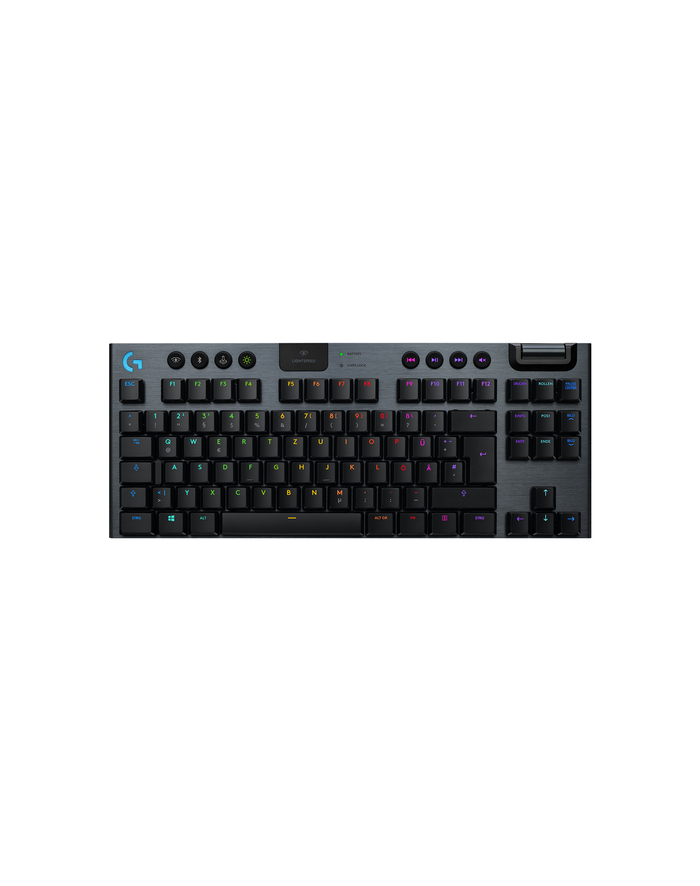 D-E layout - Logitech G915 TKL, gaming keyboard Kolor: CZARNY, GL Tactile, LIGHTSPEED