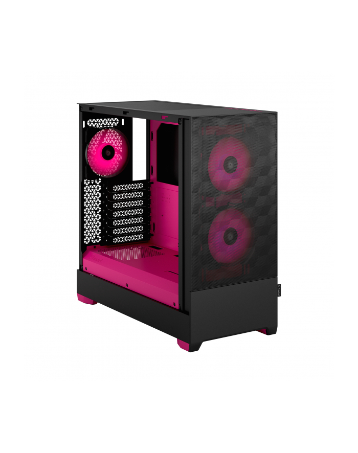 Fractal Design Pop Air RGB magenta Core TG Clear Tint, Tower Case (Kolor: CZARNY/magenta)