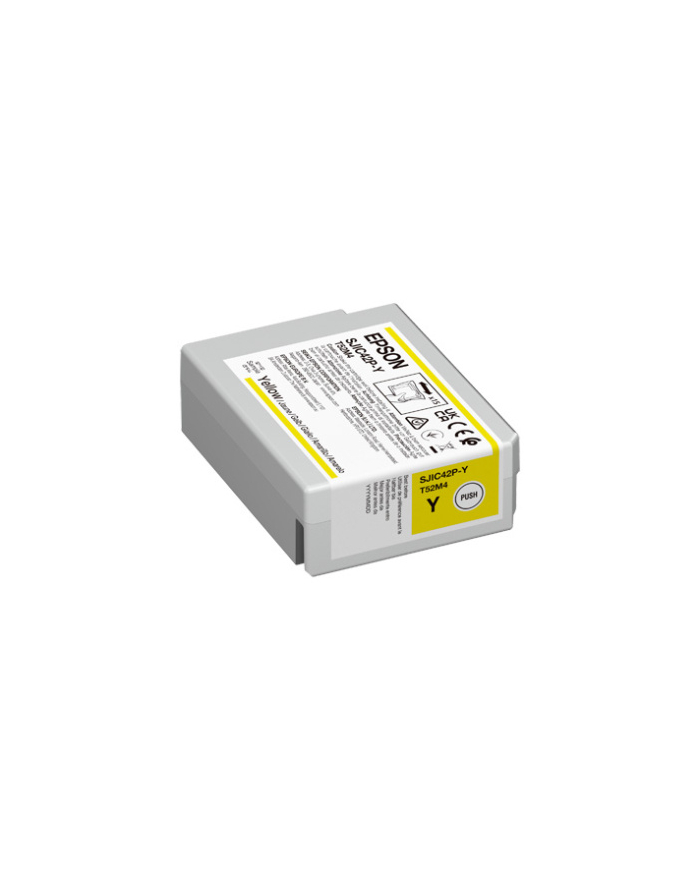 EPSON SJIC42P-Y Ink cartridge for ColorWorks C4000e Yellow
