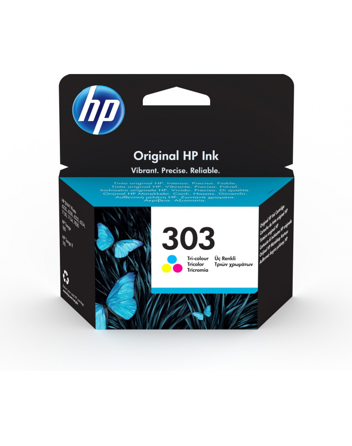 HP 303 Tri-colour Ink Cartridge T6N01AE#UUS