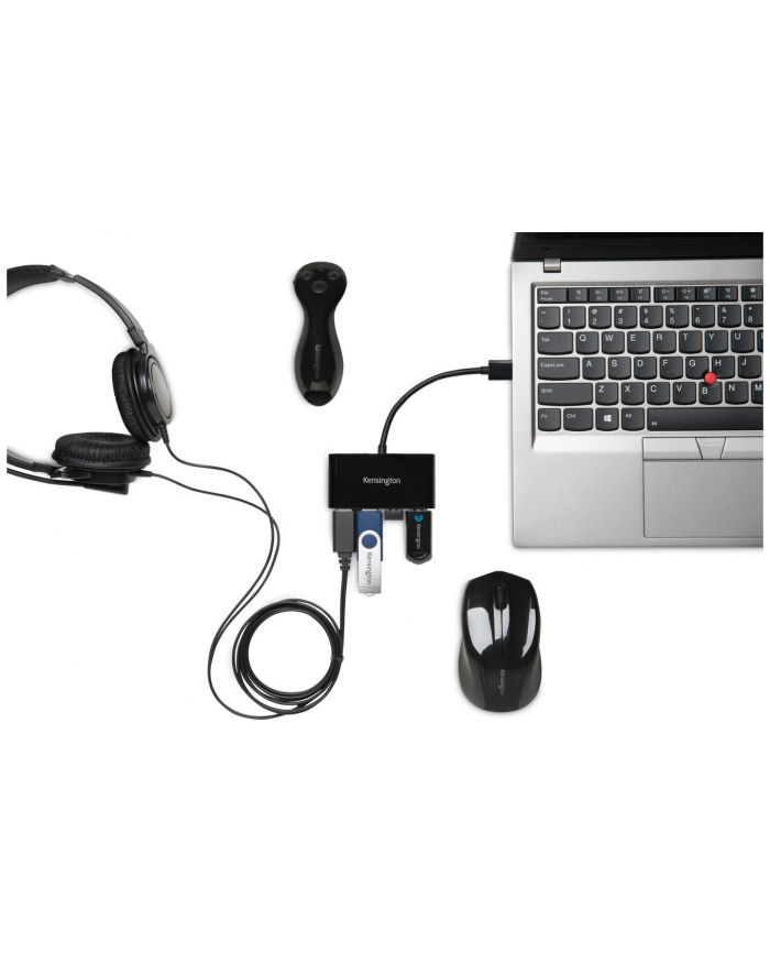 Kensington Hub USB USB 3.0 4-Port Hub (K39121EU)