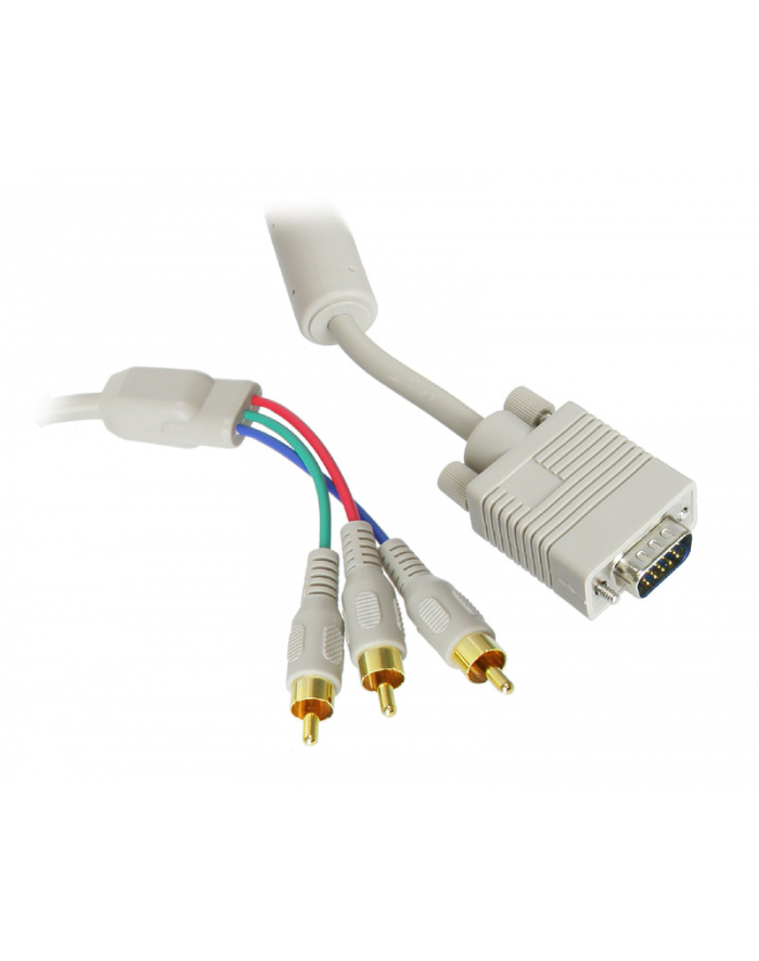 InLine Przejściówka VGA D-SUB na 3x Cinch RGB -2 m 17202