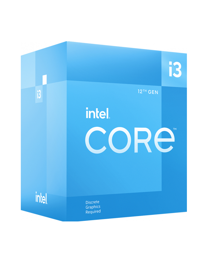 intel Core i3-12100 F BOX 3,3GHz, LGA1700