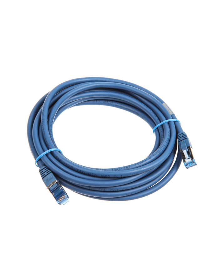 InLine Patch kabel sieciowy Cat.6A - S/FTP (PiMf) - 500MHz - niebieski - 5m 7680 (76805B)