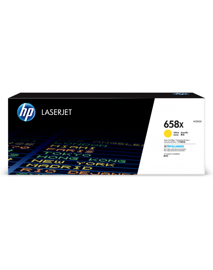 HP 658X Yellow LaserJet Toner Cartridge W2002X