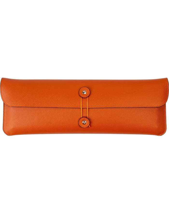 Keychron K7 65 Travel Pouch, bag orange, made of leather