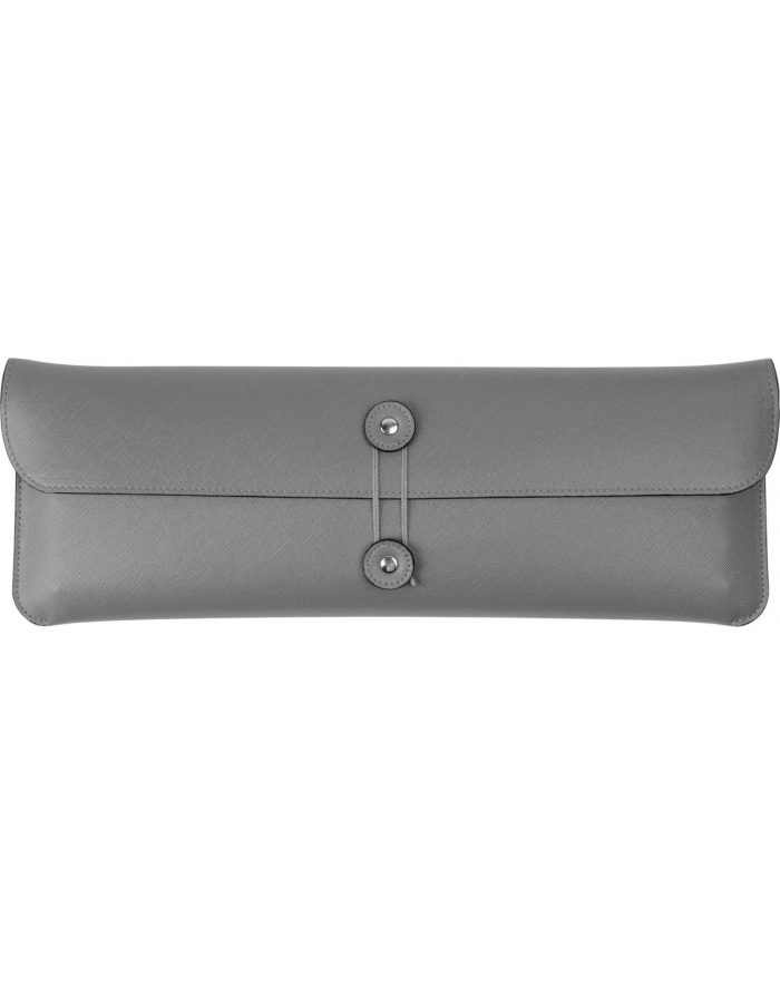 Keychron K7 Travel Pouch, bag grey, made of leather