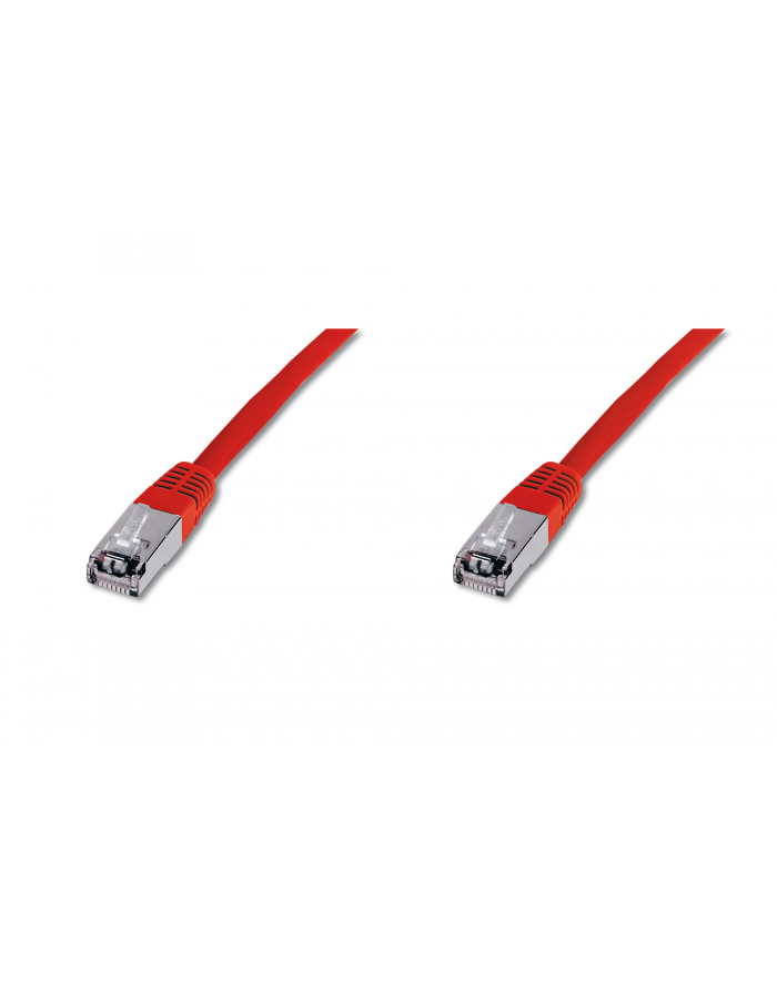 Kabel sieciowy SF/UTP kat. 5,czerwony, 10 m, opak. zast. DK-1531-100/R DK-1531-100/R