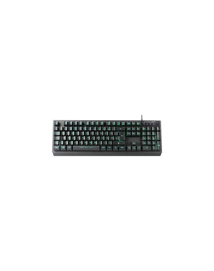 Klawiatura LC-POWER LC-KEY-4B mechaniczna; USB 2.0; DE; kolor czarny