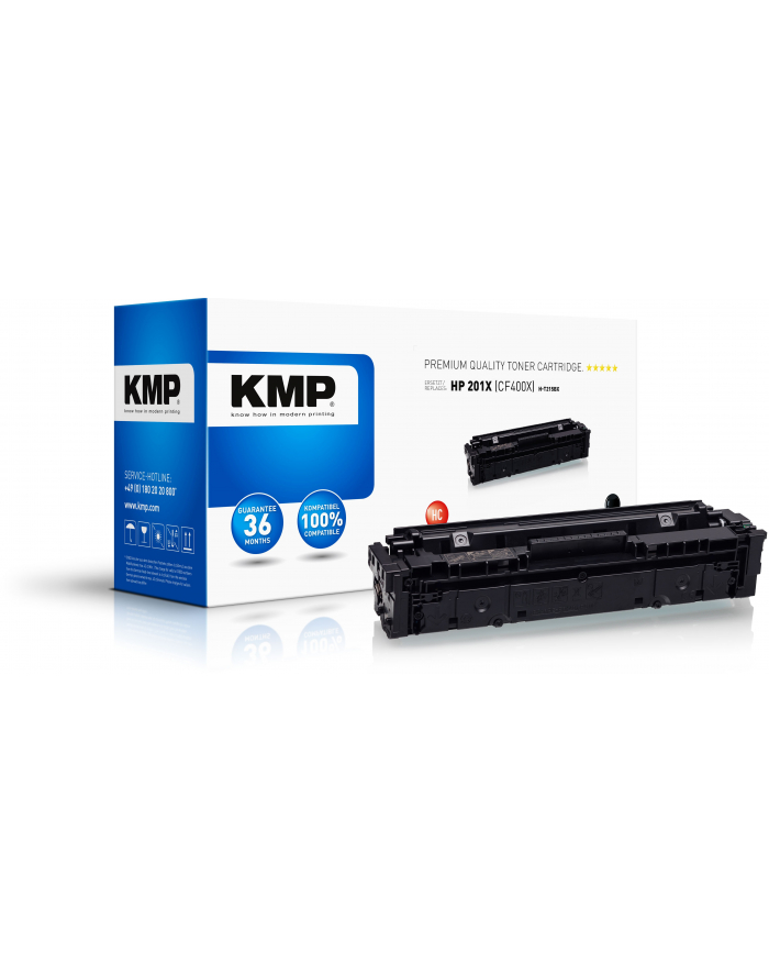 Kmp H-T215BX - High Yield black toner cartridge alternative for: HP 201X CF400X laserowy Czarny 25363000 2536,3000