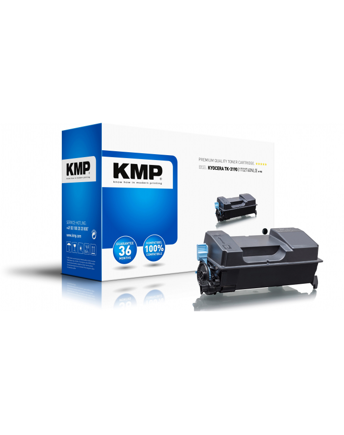KMP K-T82 - black - toner cartridge (alternative for: Kyocera 1T02T60NL0) - Toner laserowy Czarny (29190000)