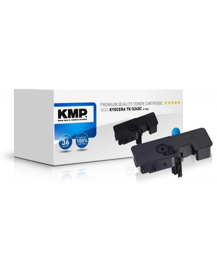 Kmp K-T84C toner cyan kompatybilny z Kyocera TK-5240 C (29120003)