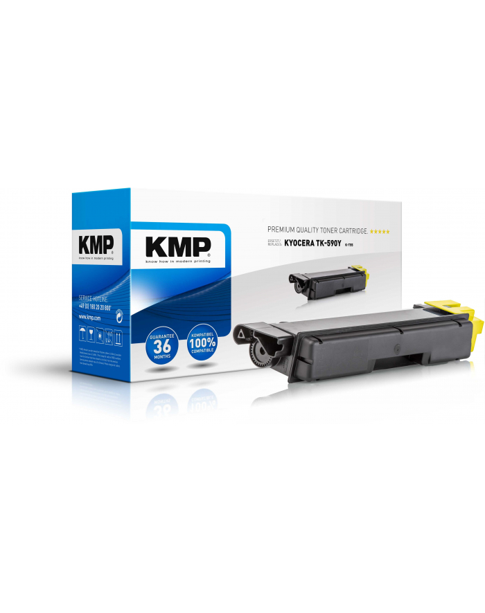 KMP Zamiennik dla TK-590Y Żółty (2893.0009)