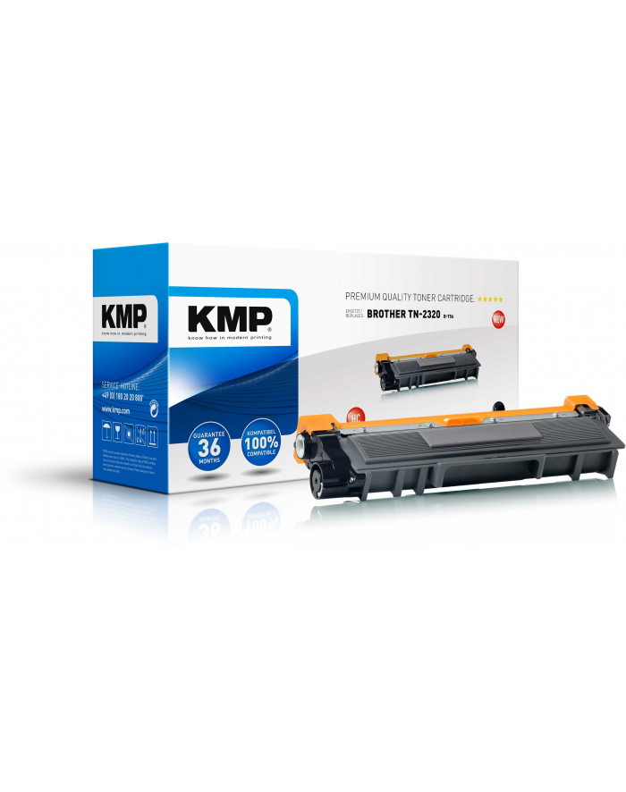 KMP Toner Brother TN-2320/TN2320 black 2600 S. B-T56 remanufactured 1261,3