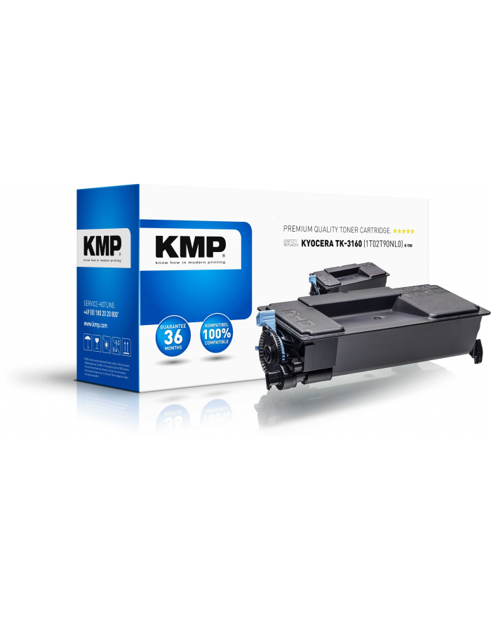 KMP Toner Kyocera TK-3160/TK3160 black 14000 S. K-T80 remanufactured 2917