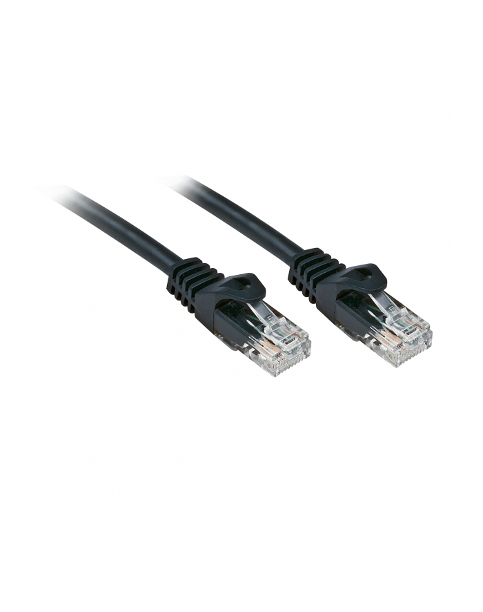 Lindy Patchcord kat.6 U/UTP 0,3m Czarny (48190)