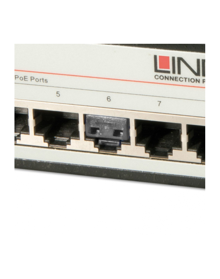 LINDY RJ45 port lock 10x m key black