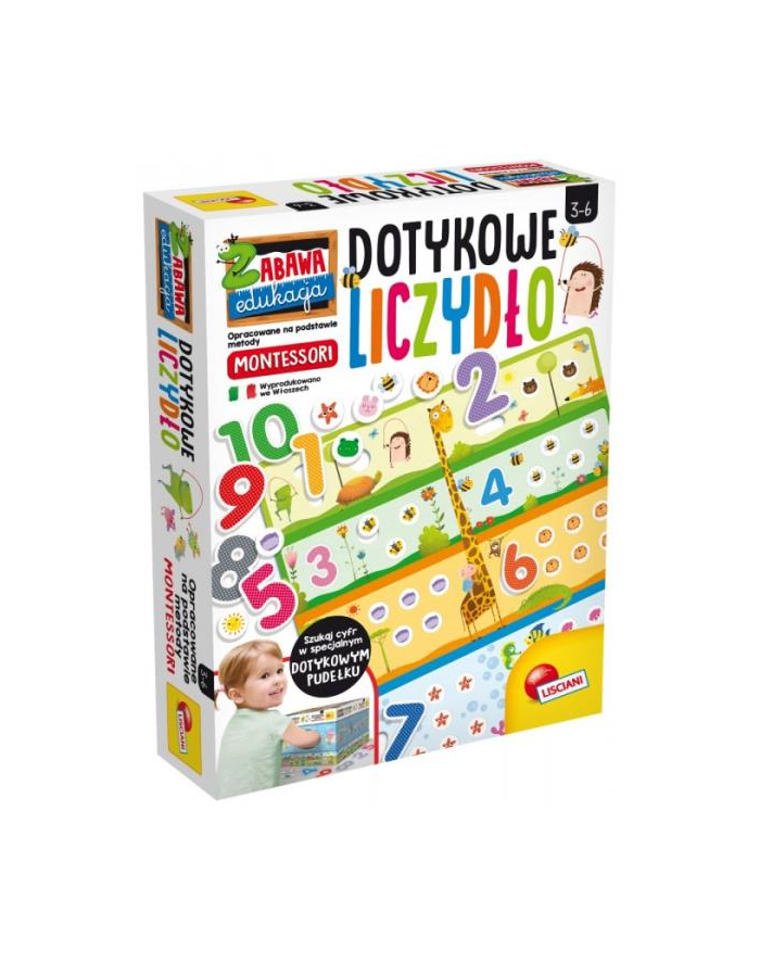Liscianigiochi lisciani giochi Montessori Plus Dotykowe liczydło 72453 LISCIANI