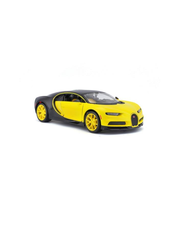 MAISTO 32509-45 Design Exotic Bugatti Chiron czarno-żółty 1:24