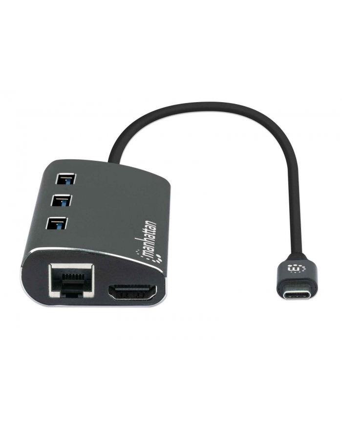 Manhattan usb-c multiport adapter, superspeed, 3.2 gen 1 male