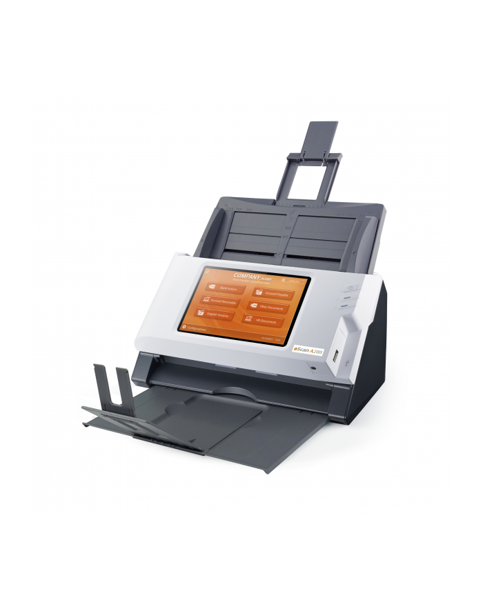 PLUSTEK 0301 eScan A280 Enterprise Skaner ADF 600 x 600 DPI A4 Czarny, Biały