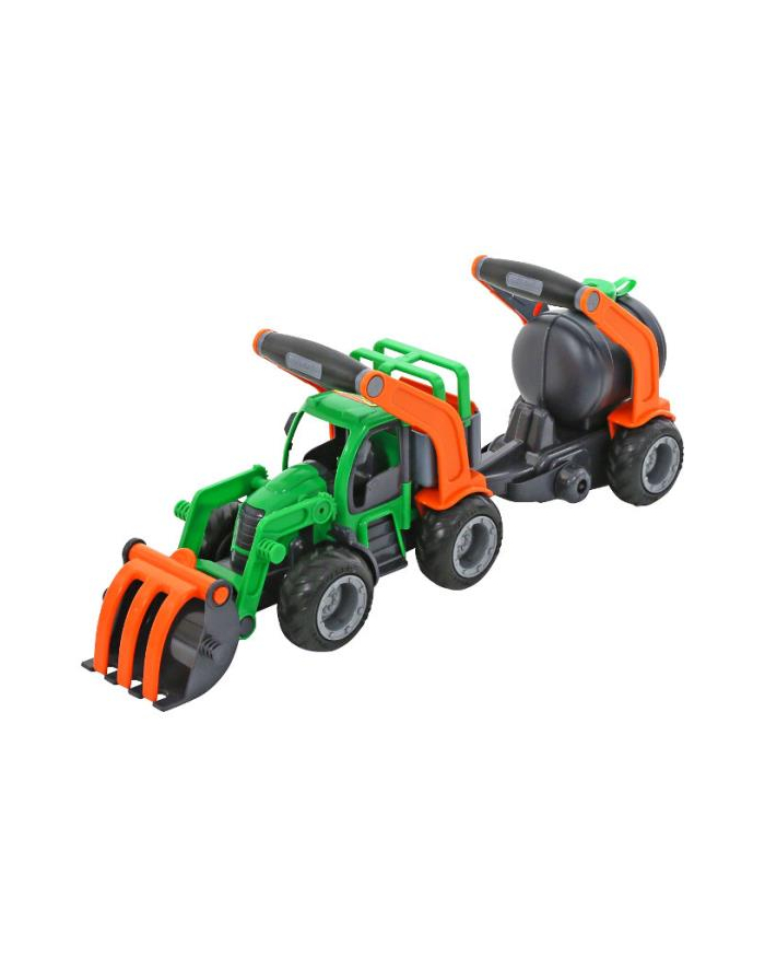 Polesie 48424 "GripTruck" traktor-ładowarka z cysterną w siatce