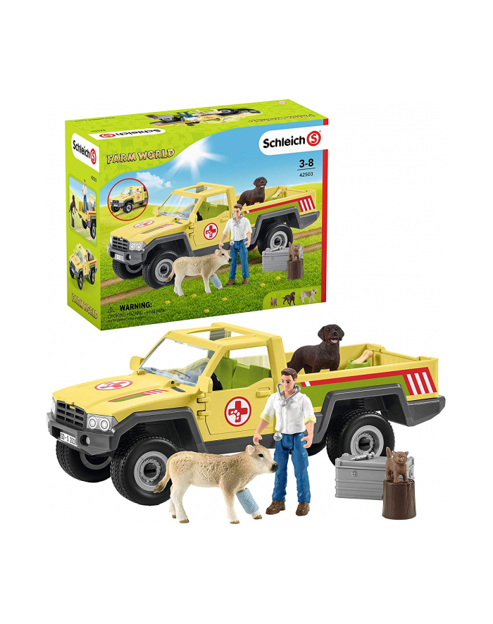 Schleich 42503 Samochód weterynarza na farmie