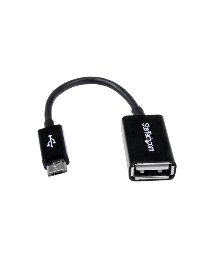 Startech Adapter USB microUSB na USB Czarny (UUSBOTG)