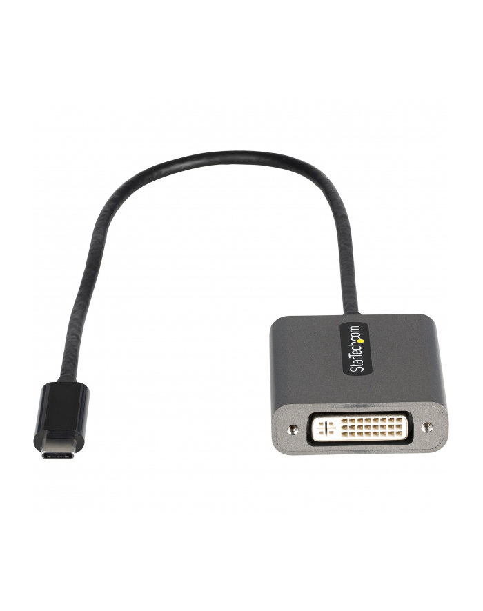 StarTech CDP2DVIEC .com zewnętrzna karta graficzna usb 1920 x 1200 px Czarny, Srebrny CDP2DVIEC