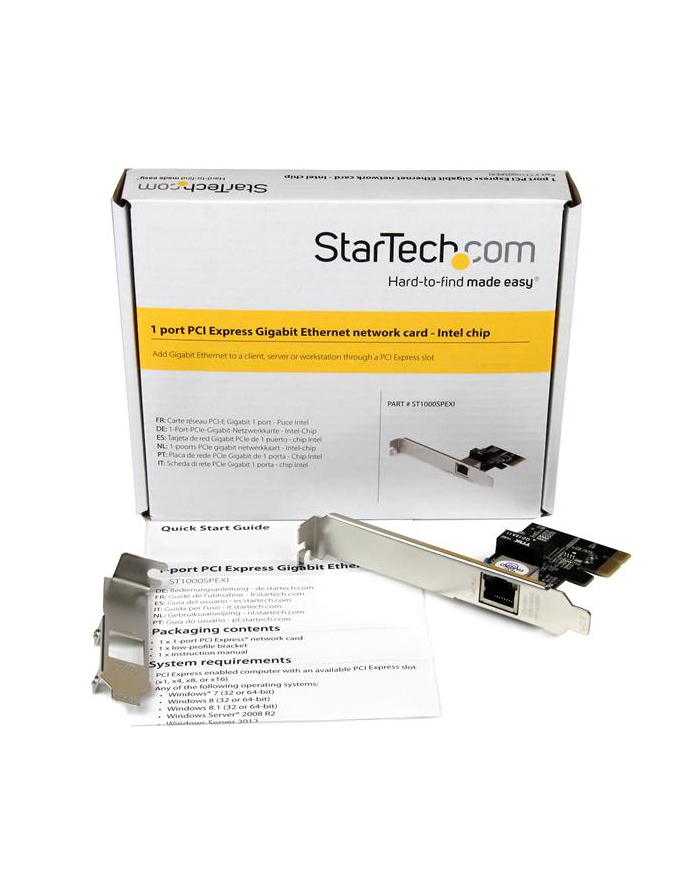StarTech 1-Port Gigabit NIC - PCIe ST1000SPEXI