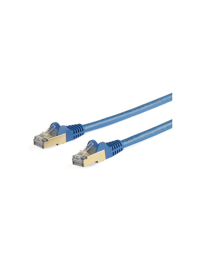 StarTech 6ASPAT7MBL .com kabel sieciowy Niebieski 7 m Cat6a S/UTP STP