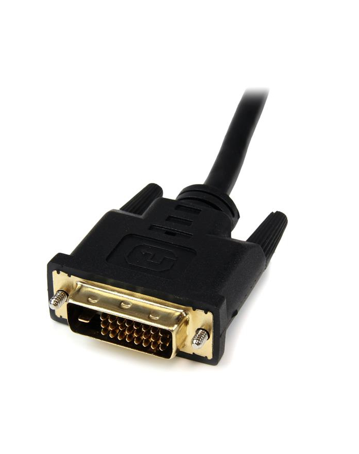Startech Adapter AV HDMI na DVI-D F/M Czarny (HDDVIFM8IN)
