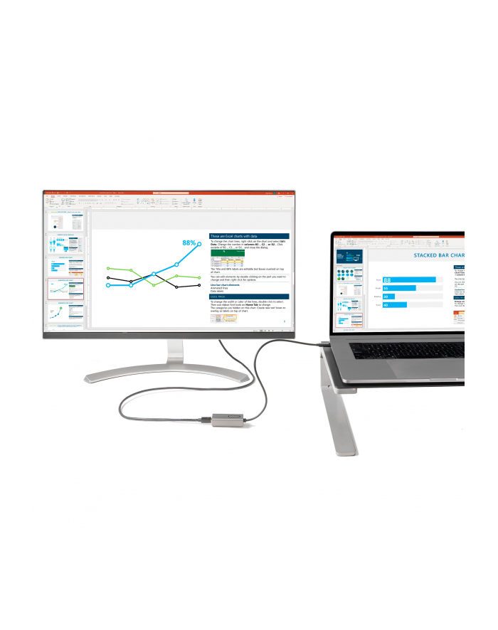 Фото - Відеокарта Startech.com TANIA DOSTAWA ! - ! StarTech CDP2MDPEC .com zewnętrzna karta graficzna usb 3840 x 2160 px Biały - PACZKOMAT, POCZTA, KURIER 